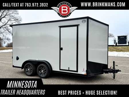 New US Cargo 7.5x14 Enclosed Trailer - RAMP DOOR & Blackout Package!