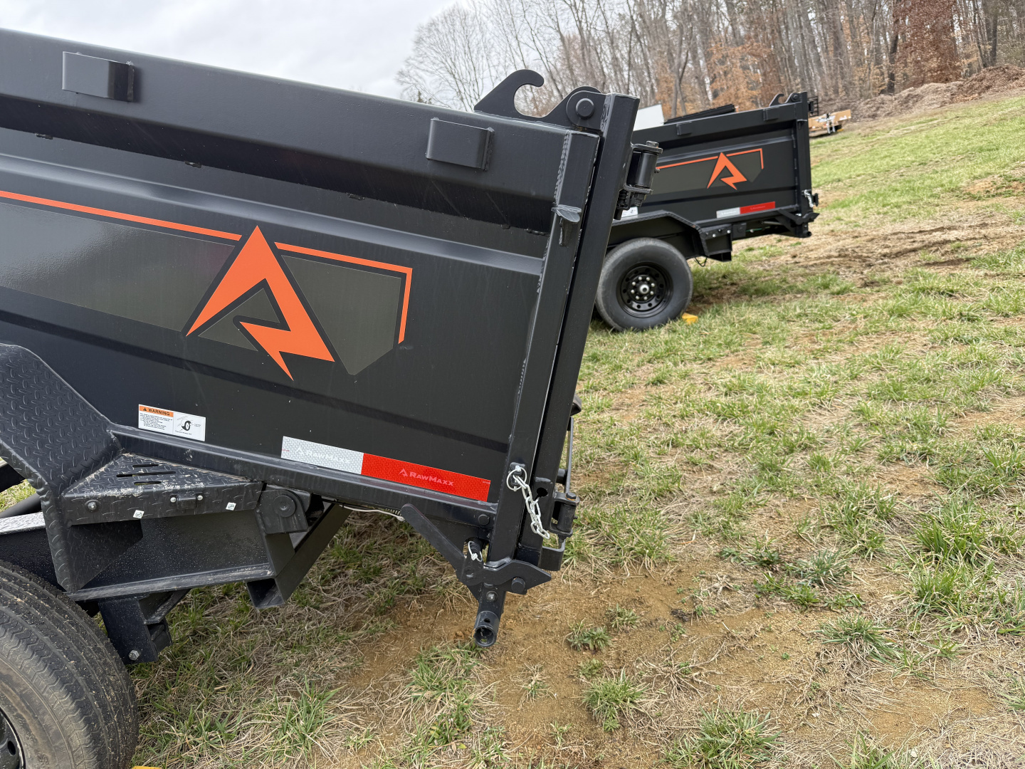 New 2026 RawMaxx GDX 14K 83X14 (14PLY) SPARE 32'' SIDES Dump Trailer