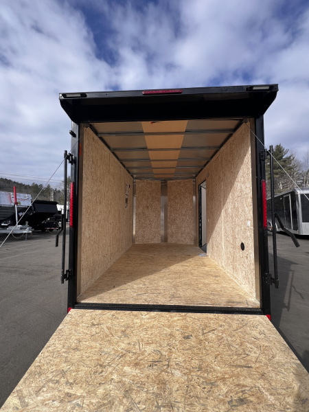 New 2026 Pace American 7x12 + 2ft V nose/ Rear Spoiler/ Polycore / Blackout - 7000GVW