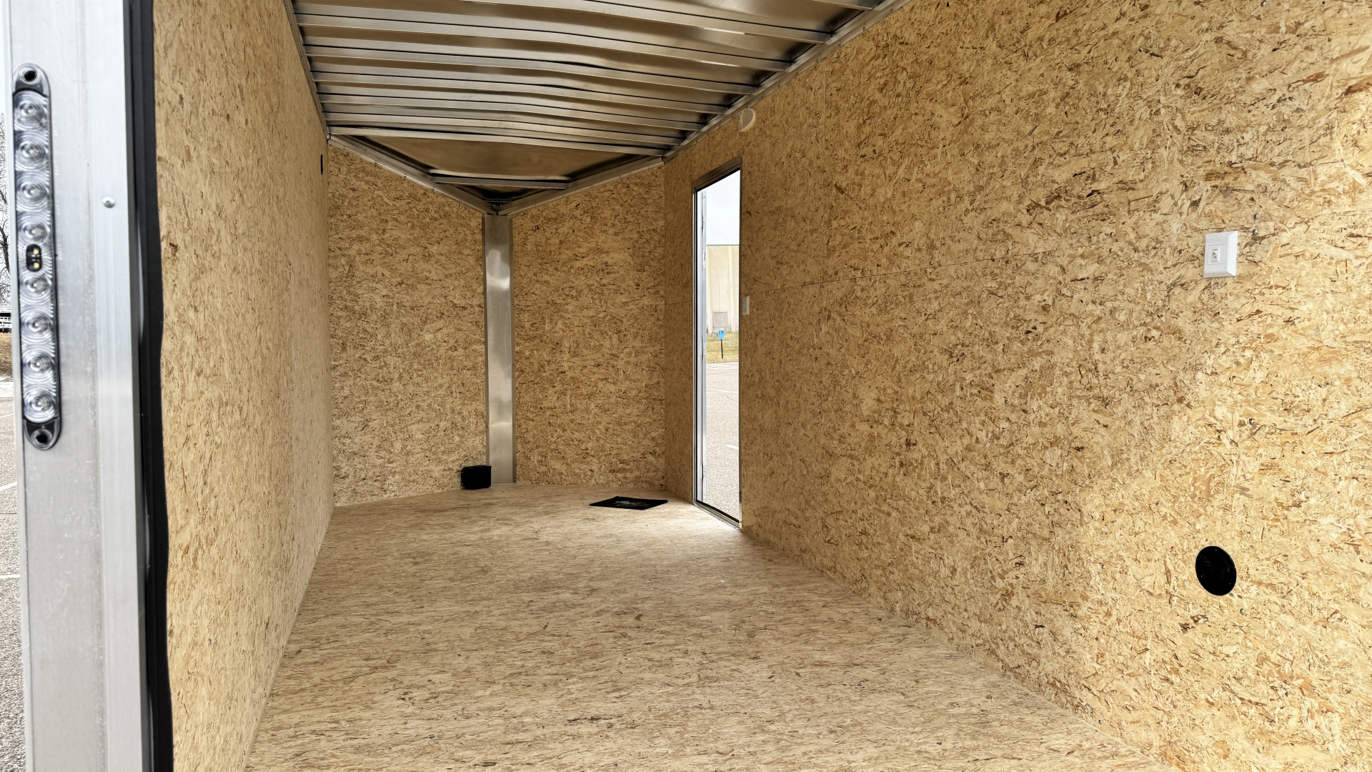 New Lightning 7x16 Aluminum Enclosed Trailer - Double Doors!