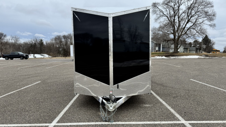 New Lightning 7x16 Aluminum Enclosed Trailer - Double Doors!