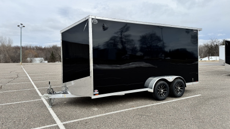 New Lightning 7x16 Aluminum Enclosed Trailer - Double Doors!