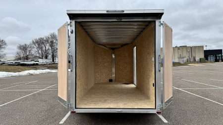 New Lightning 7x16 Aluminum Enclosed Trailer - Double Doors!