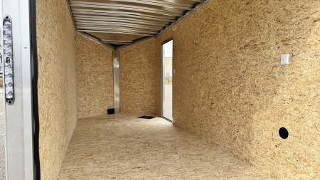 New Lightning 7x16 Aluminum Enclosed Trailer - Double Doors!