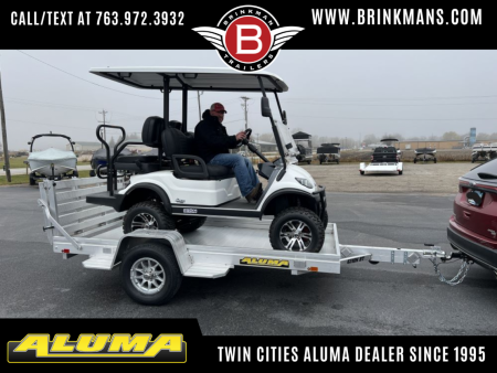 New Aluma 6310 HEAVY Open Utility Trailer w/ Bi-Fold Ramp!