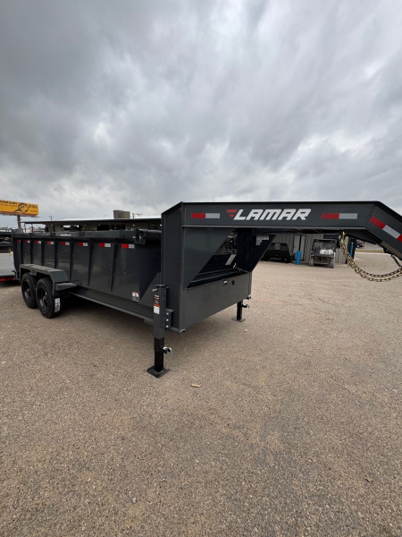 New 2026 Lamar Trailers 83X16 GN 16K TELE Dump Trailer