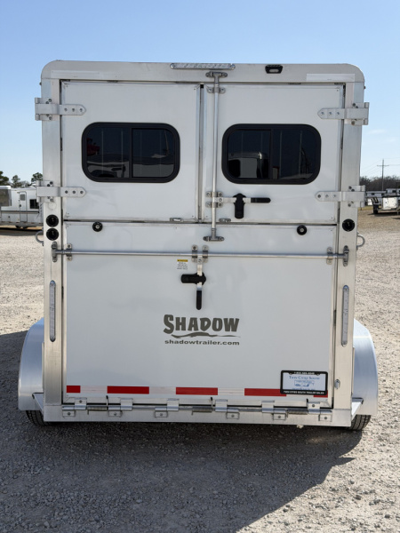 Used 2026 Shadow 2 Horse Gooseneck Straight Load Horse Trailer