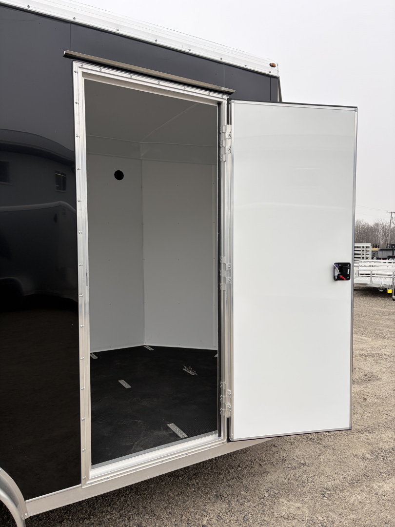 New 2026 NEO TRAILERS NAM1475TR86 (7.5' X 14') 7K V-Nose Enclosed Motorcycle Trailer
