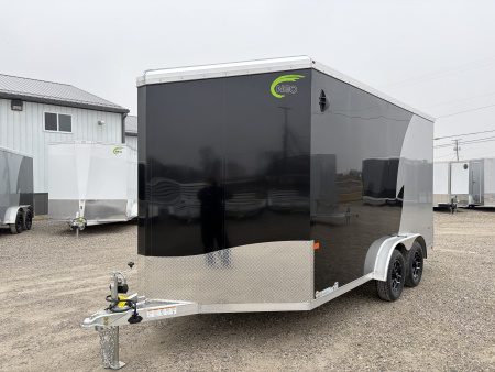 New 2026 NEO TRAILERS NAM1475TR86 (7.5' X 14') 7K V-Nose Enclosed Motorcycle Trailer