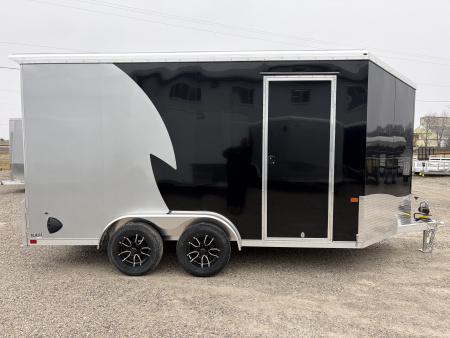 New 2026 NEO TRAILERS NAM1475TR86 (7.5' X 14') 7K V-Nose Enclosed Motorcycle Trailer