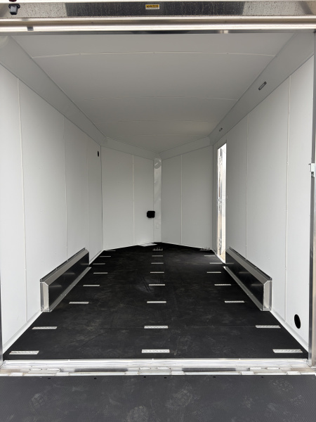 New 2026 NEO TRAILERS NAM1475TR86 (7.5' X 14') 7K V-Nose Enclosed Motorcycle Trailer