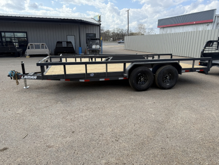 New 2026 Lamar Trailers 83X18 10K Utility Trailer