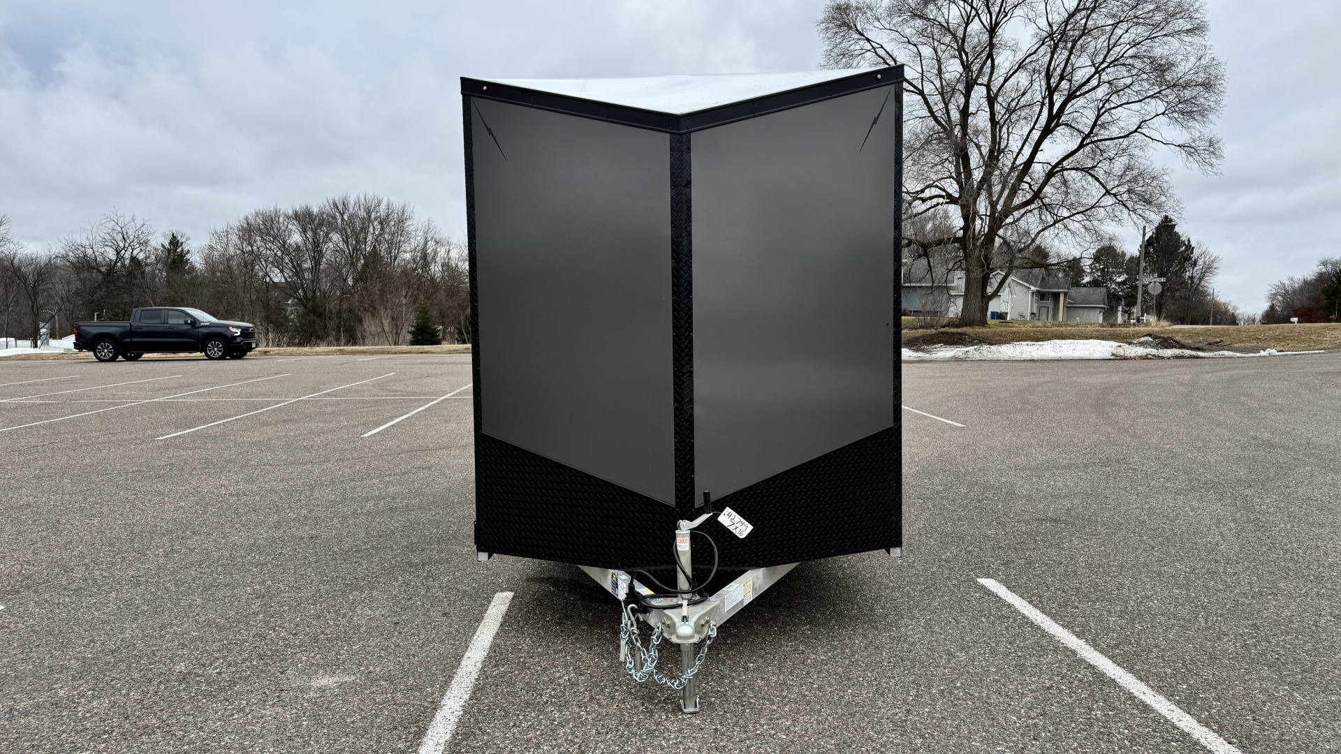 New Lightning 7x16 Aluminum Enclosed Trailer - Ramp Door & Blackout Package!