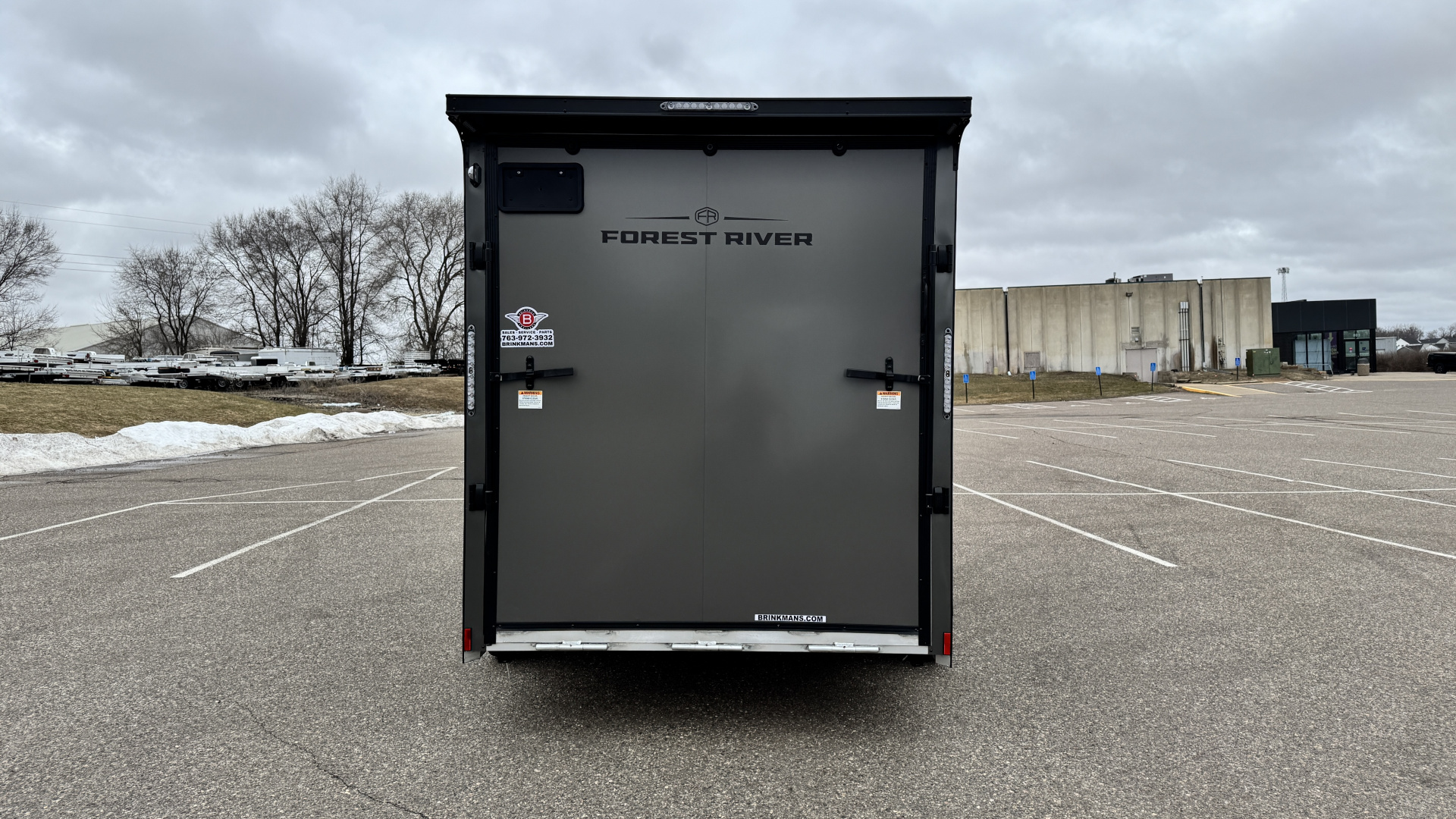 New Lightning 7x16 Aluminum Enclosed Trailer - Ramp Door & Blackout Package!