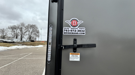 New Lightning 7x16 Aluminum Enclosed Trailer - Ramp Door & Blackout Package!