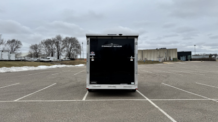 New Lightning 7.5x16 Aluminum Enclosed Trailer - Rear ramp door!