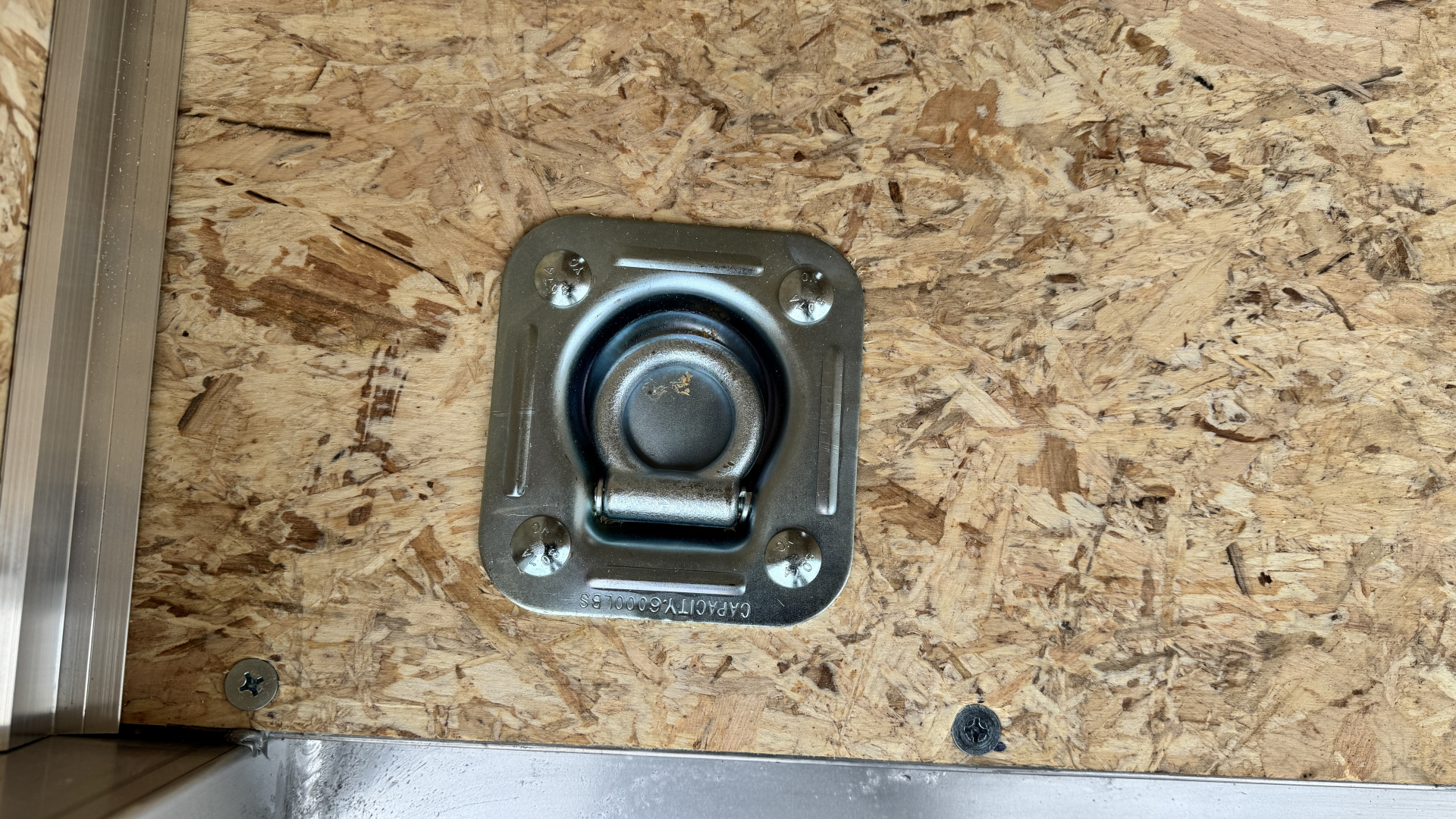 New Lightning 7.5x16 Aluminum Enclosed Trailer - Rear ramp door!