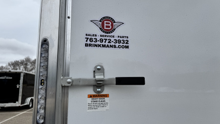 New Lightning 7.5x16 Aluminum Enclosed Trailer - Rear ramp door!