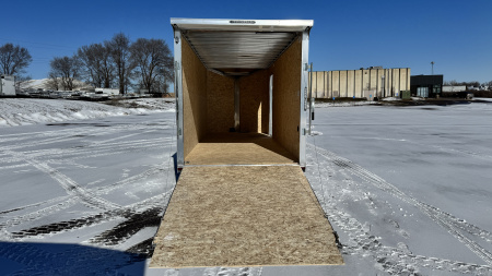 New Lightning 7x20 Aluminum Enclosed Cargo Trailer with Ramp Door!