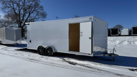 New Lightning 7x20 Aluminum Enclosed Cargo Trailer with Ramp Door!