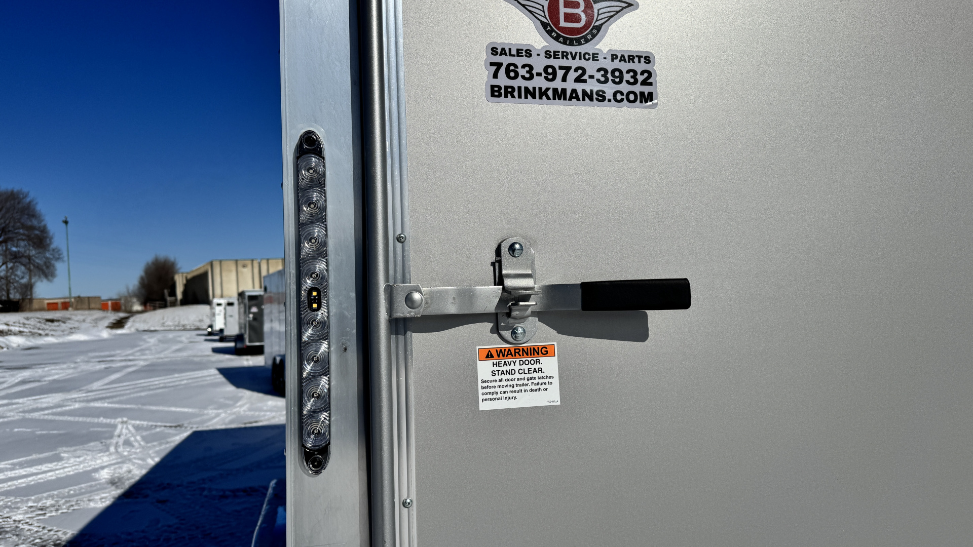 New Lightning 7x20 Aluminum Enclosed Cargo Trailer with Ramp Door!