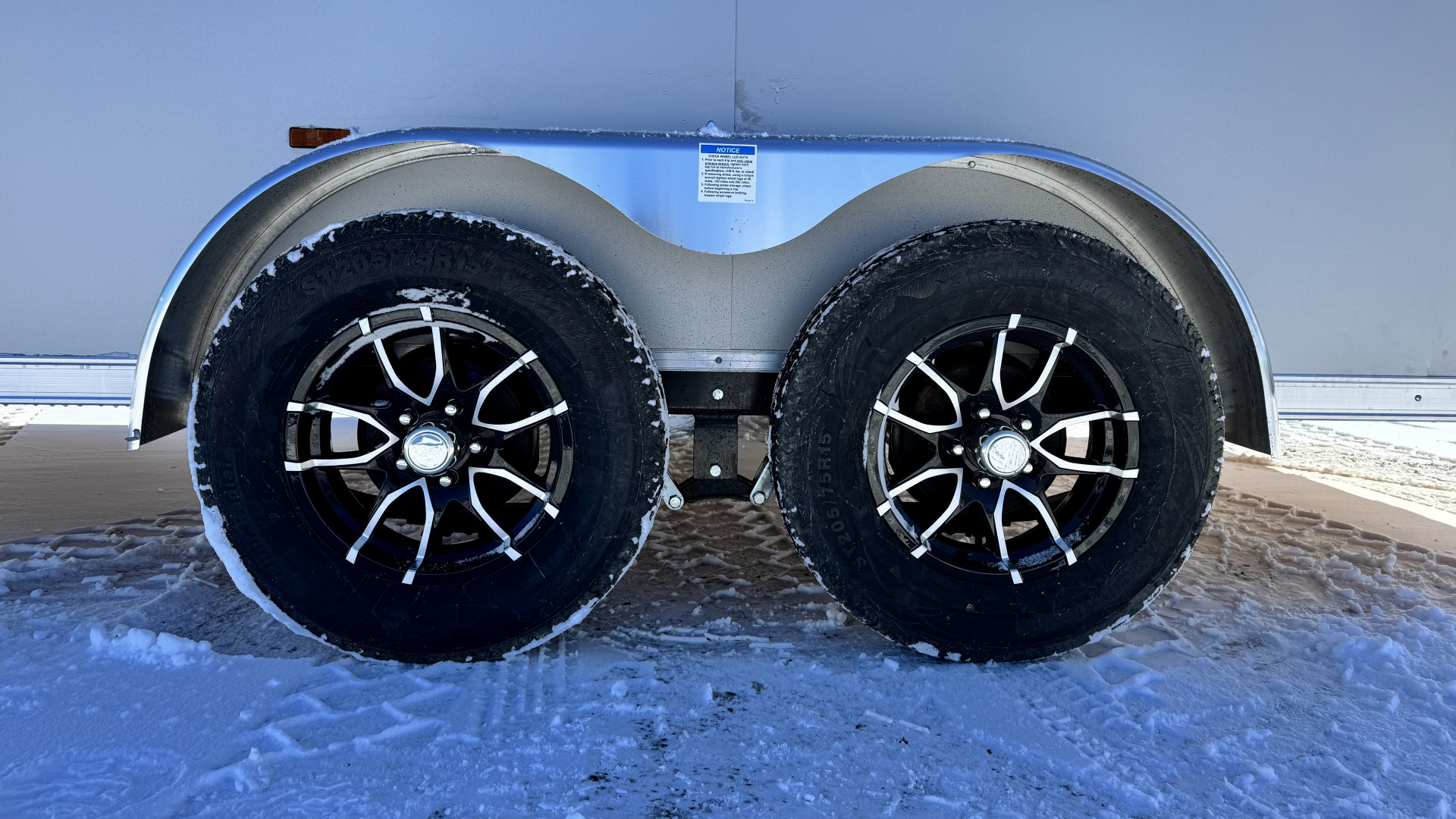 New Lightning 7x20 Aluminum Enclosed Cargo Trailer with Ramp Door!