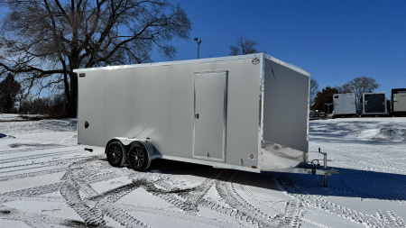 New Lightning 7x20 Aluminum Enclosed Cargo Trailer with Ramp Door!
