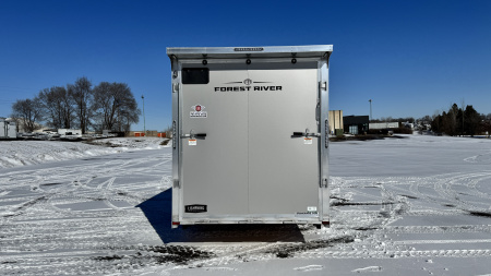 New Lightning 7x20 Aluminum Enclosed Cargo Trailer with Ramp Door!