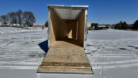 New Lightning 7x20 Aluminum Enclosed Cargo Trailer with Ramp Door!