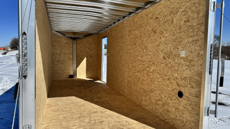 New Lightning 7x20 Aluminum Enclosed Cargo Trailer with Ramp Door!