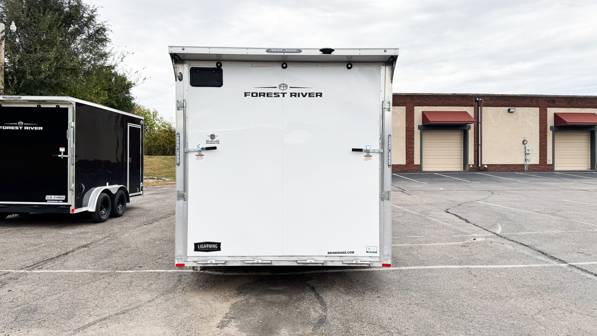 New LIGHTNING 8.5X16 ENCLOSED CARGO TRAILER - RAMP DOOR!
