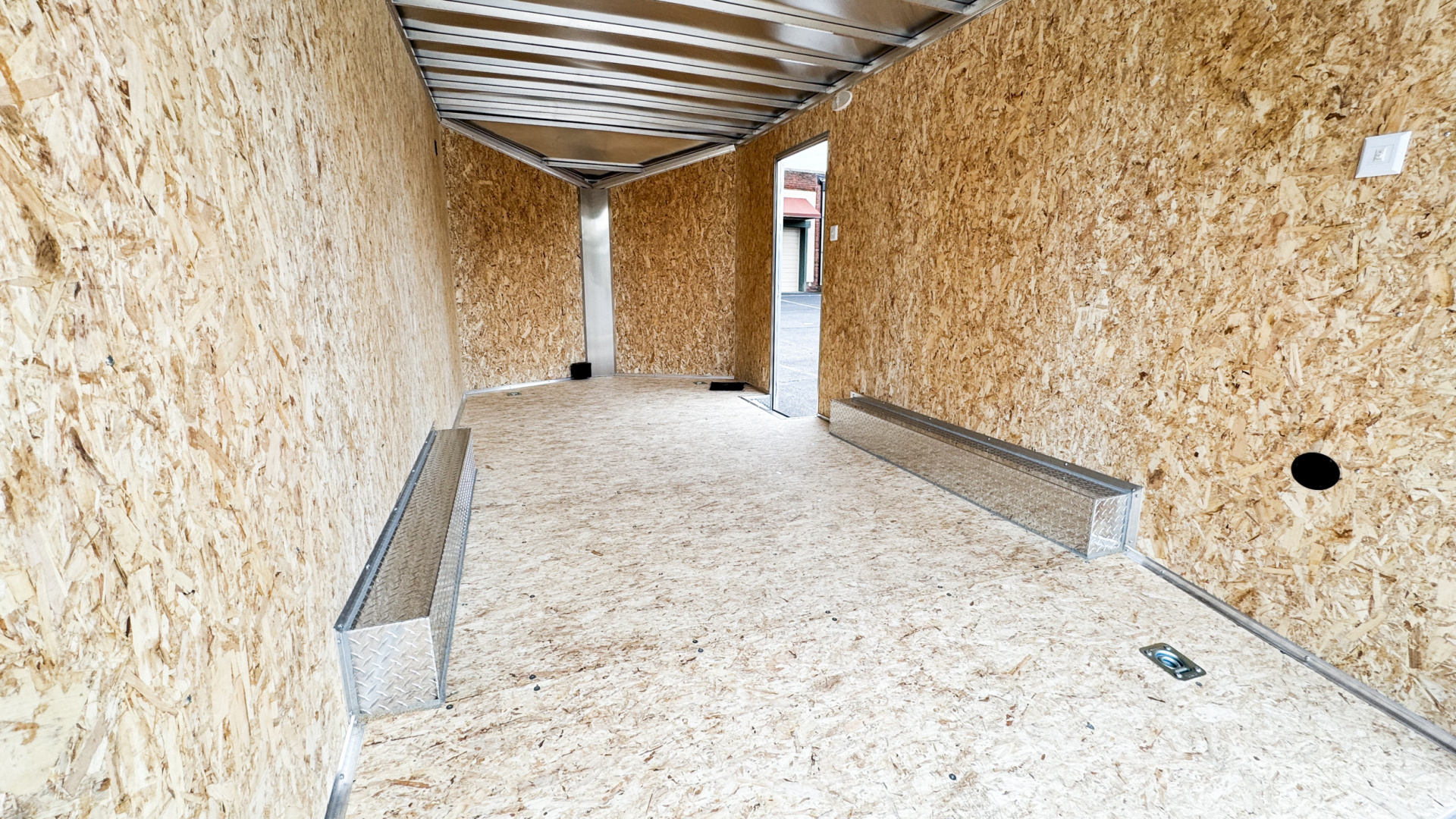 New LIGHTNING 8.5X16 ENCLOSED CARGO TRAILER - RAMP DOOR!