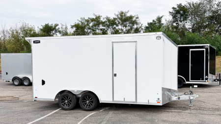 New LIGHTNING 8.5X16 ENCLOSED CARGO TRAILER - RAMP DOOR!