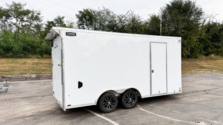 New LIGHTNING 8.5X16 ENCLOSED CARGO TRAILER - RAMP DOOR!