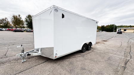 New LIGHTNING 8.5X16 ENCLOSED CARGO TRAILER - RAMP DOOR!