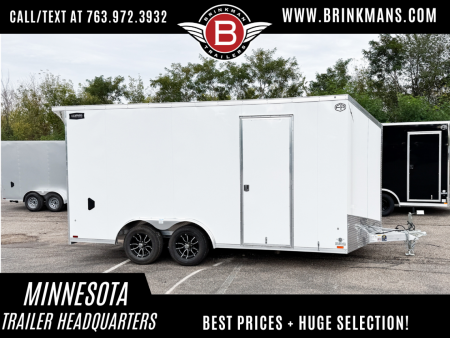 New LIGHTNING 8.5X16 ENCLOSED CARGO TRAILER - RAMP DOOR!