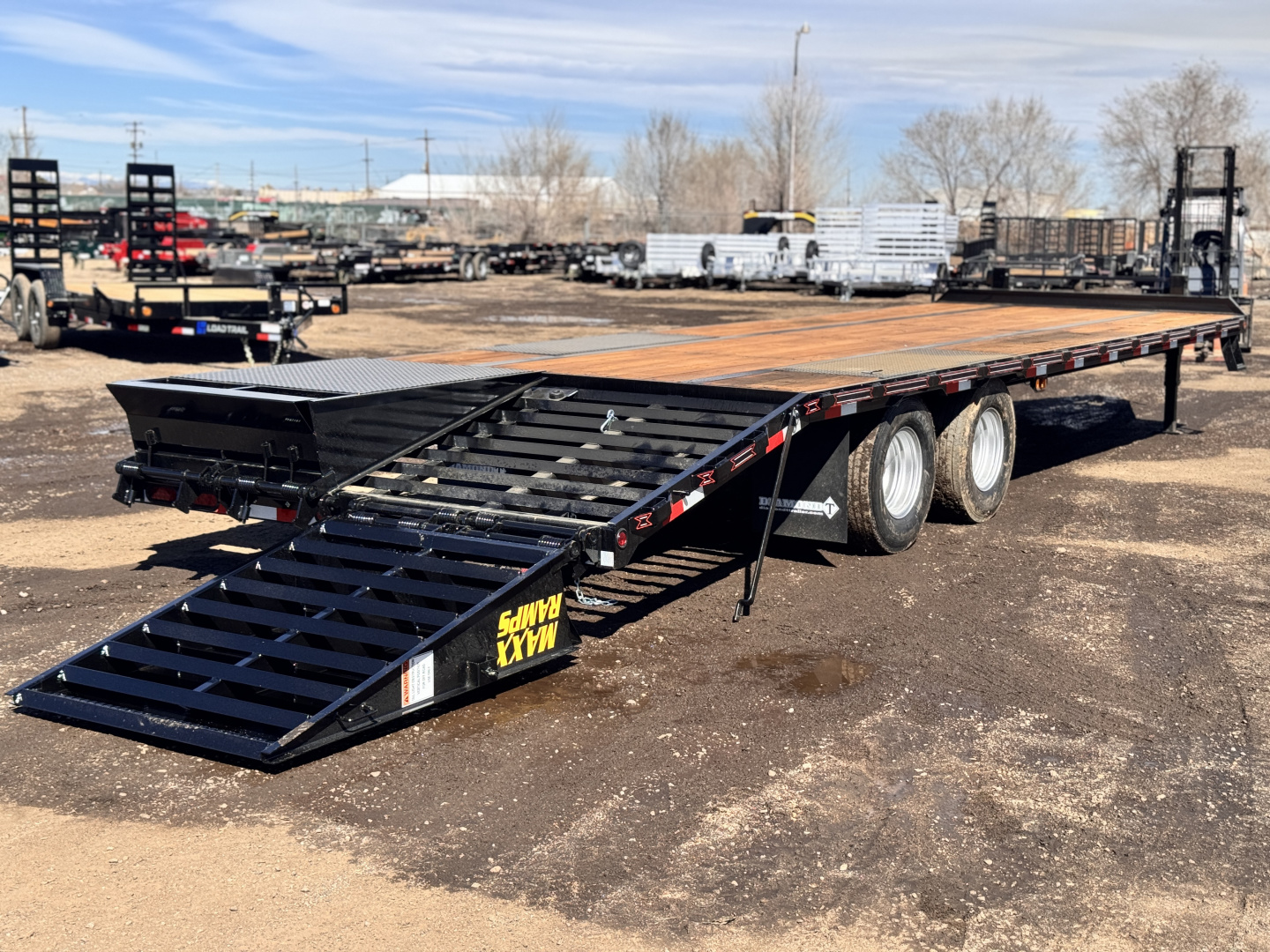 New 2026 Diamond T 8.5-28 Tandem Dual Deckover Pintle Equipment Hauler W/ MAXX Ramps 25.9K GVWR