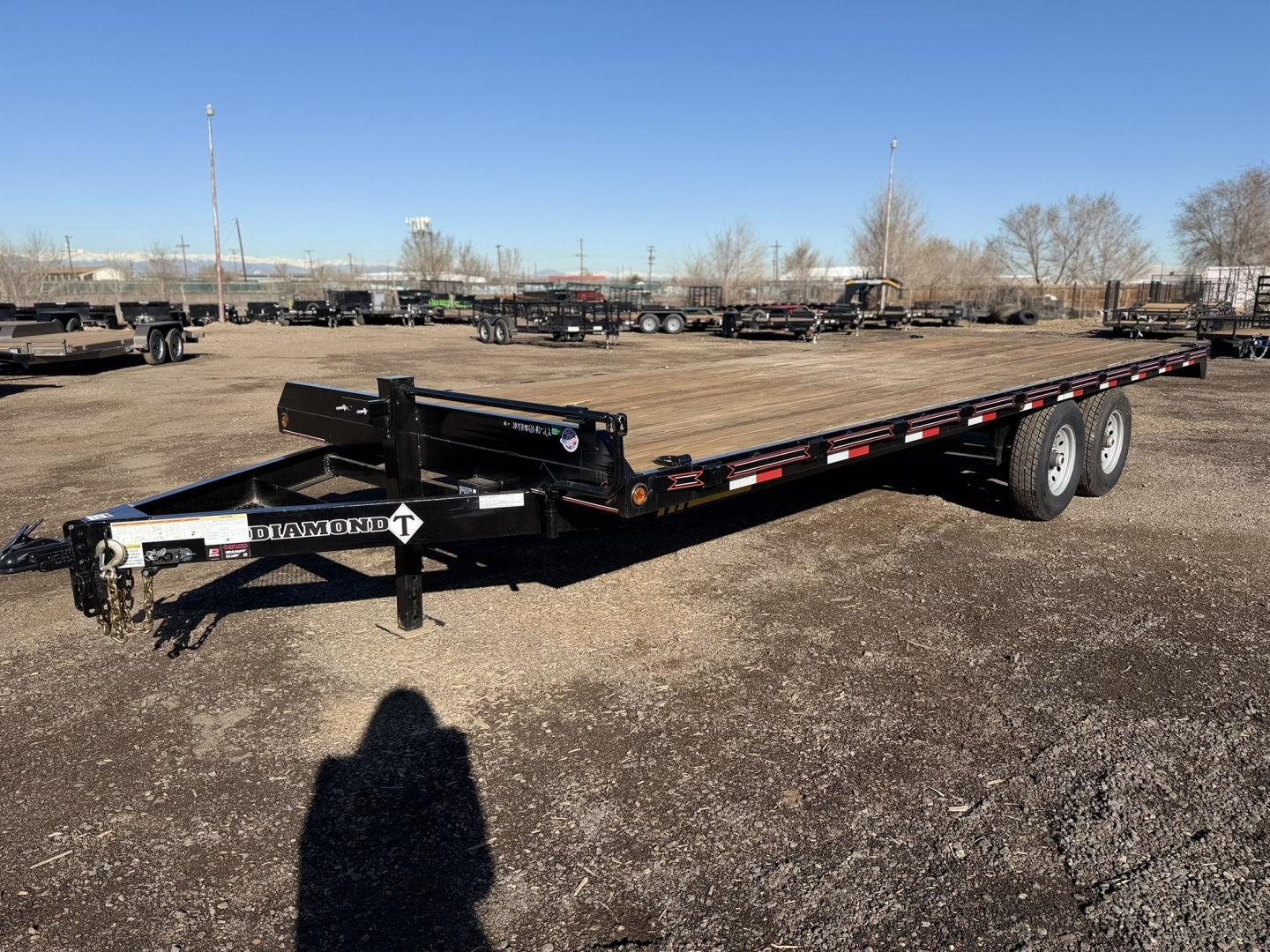 New 2026 Diamond T 8.5-22 Deckover Equipment Hauler 15K GVWR