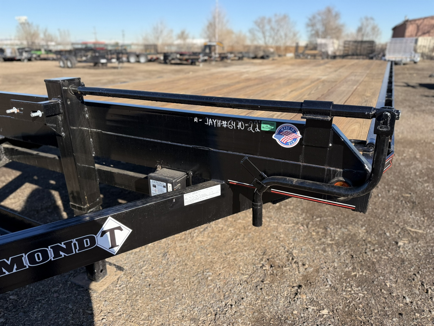 New 2026 Diamond T 8.5-22 Deckover Equipment Hauler 15K GVWR