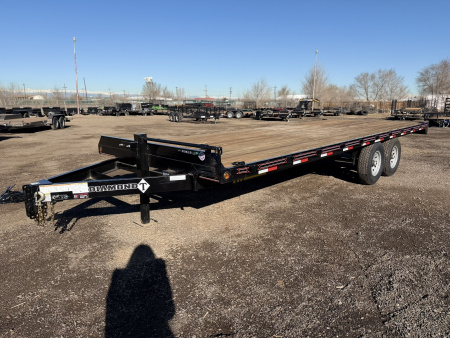New 2026 Diamond T 8.5-22 Deckover Equipment Hauler 15K GVWR