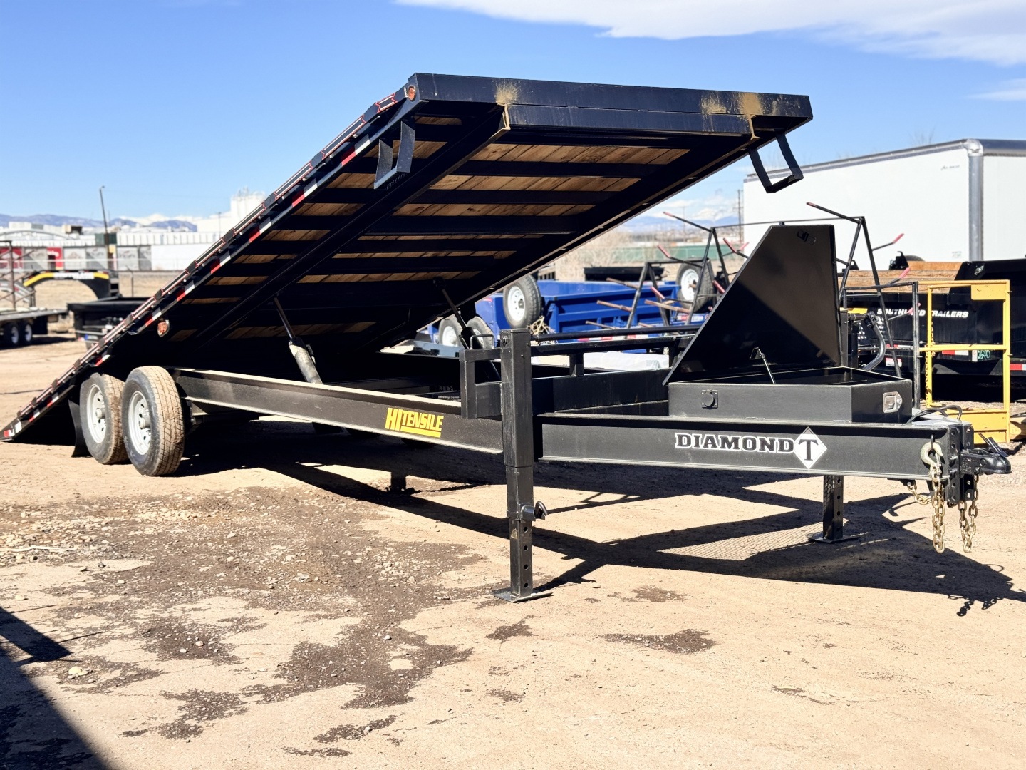 New 2026 Diamond T 8.5-26 Deckover TILT Equipment Hauler 15K GVWR