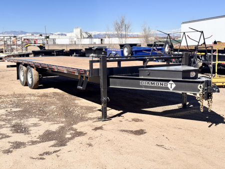 New 2026 Diamond T 8.5-26 Deckover TILT Equipment Hauler 15K GVWR