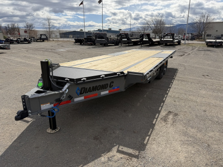 New 2026 Diamond C Trailers DET207 22X102 Deckover Trailer
