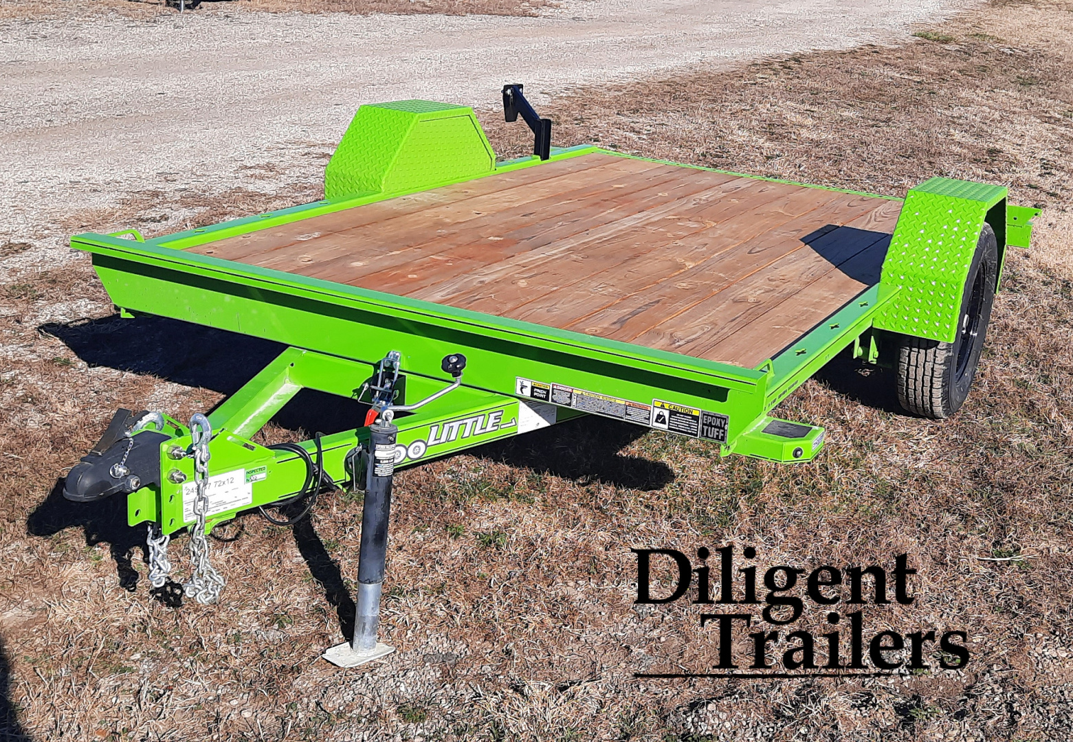 New 2026 Doolittle Trailers 72" x12' Utility Trailer Tilt Deck