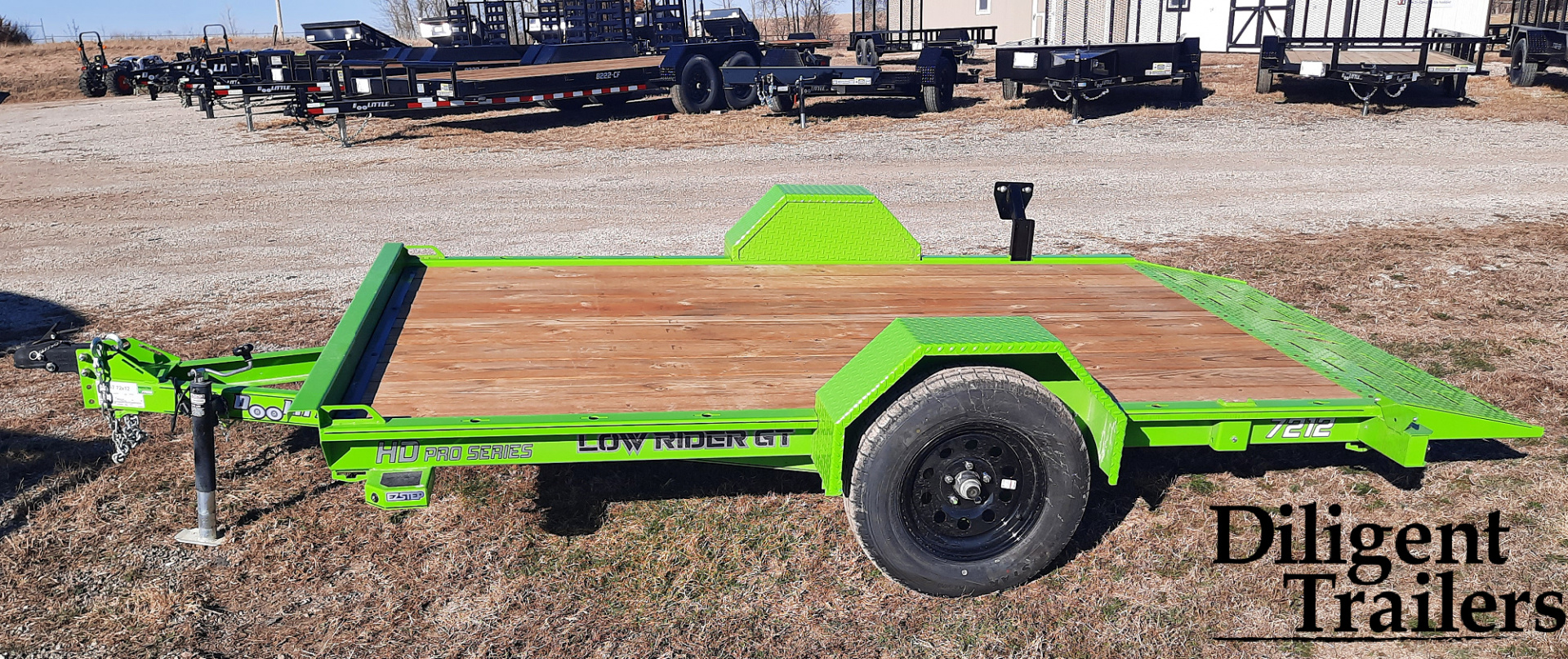 New 2026 Doolittle Trailers 72" x12' Utility Trailer Tilt Deck
