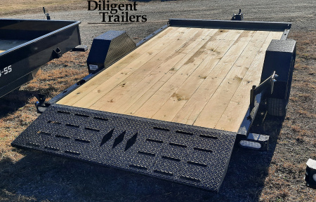 New 2026 Doolittle Trailers 72" x12' Utility Trailer Tilt Deck