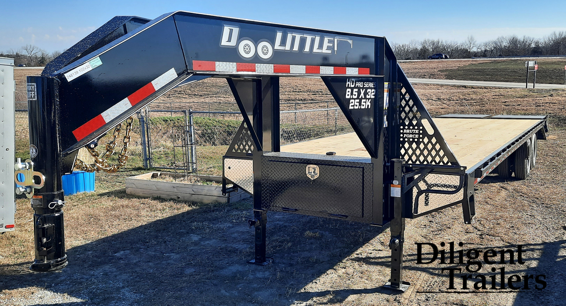 New 2026 Doolittle Trailers 102" x32' Gooseneck Deckover Equipment Trailer
