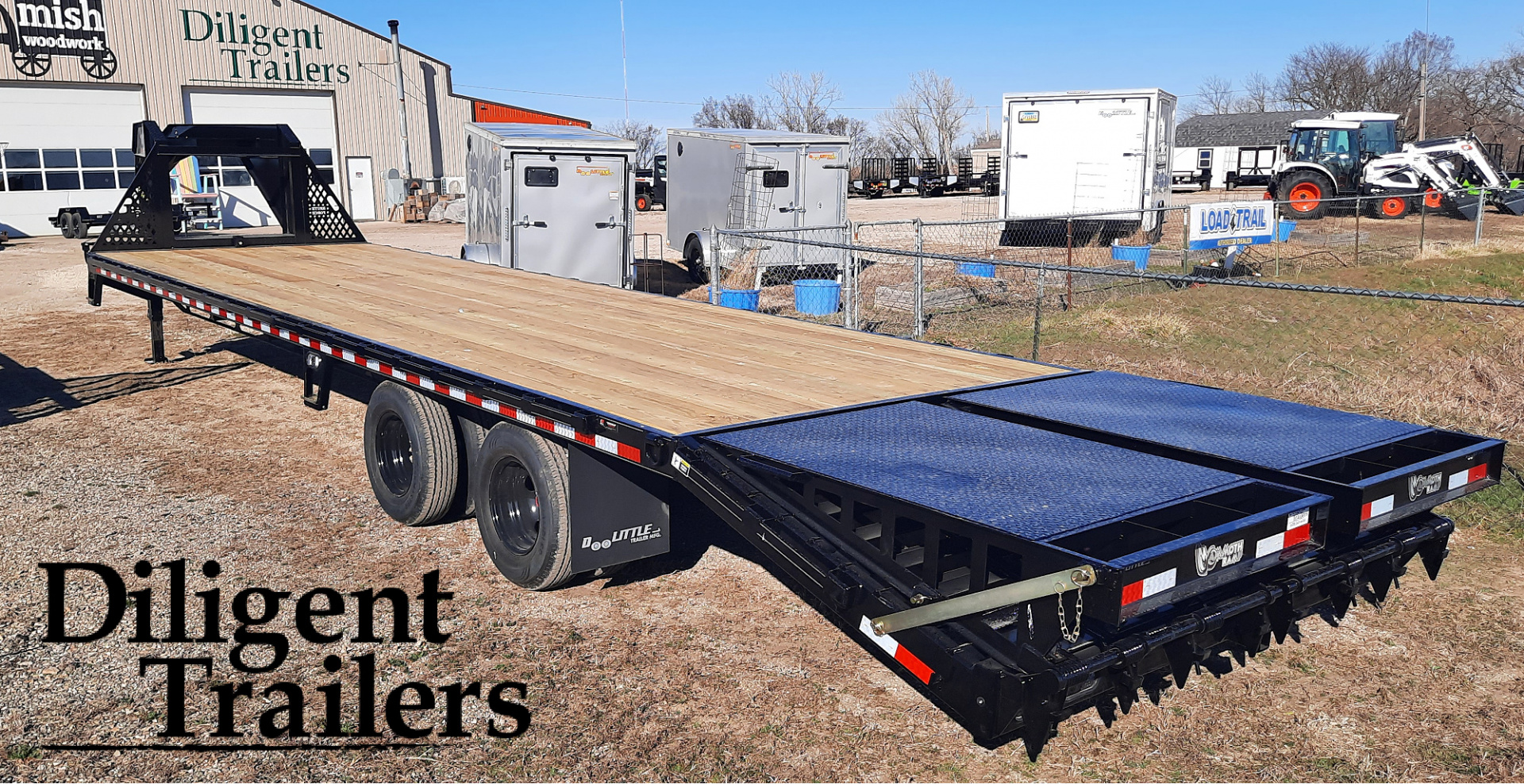 New 2026 Doolittle Trailers 102" x32' Gooseneck Deckover Equipment Trailer