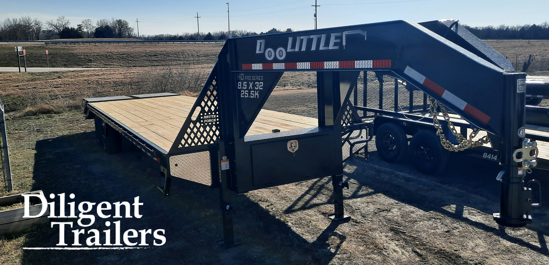New 2026 Doolittle Trailers 102" x32' Gooseneck Deckover Equipment Trailer