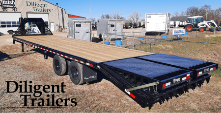 New 2026 Doolittle Trailers 102" x32' Gooseneck Deckover Equipment Trailer